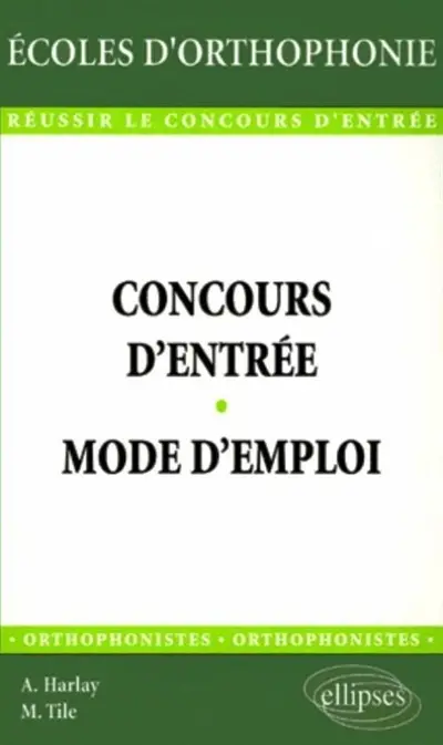 Concours d'entrée, mode d'emploi