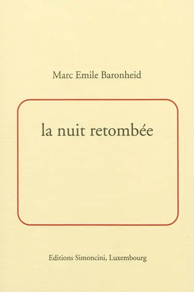 La nuit retombée