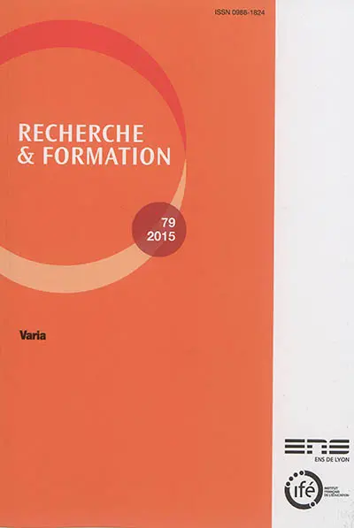 Recherche et formation, n° 79. Varia