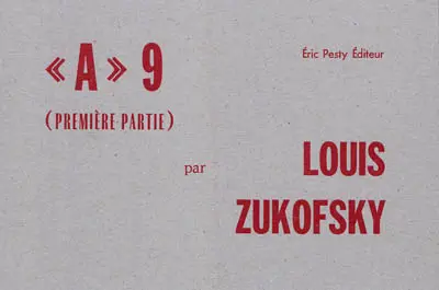 A 9. Première partie