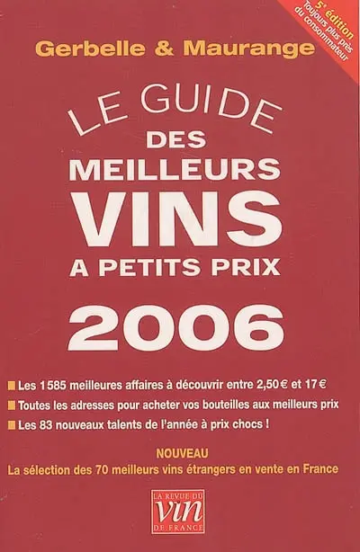Le guide des meilleurs vins à petits prix
