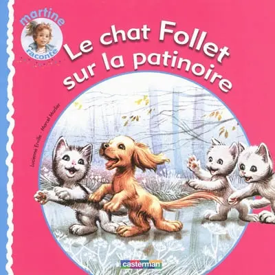 Le chat Follet sur la patinoire