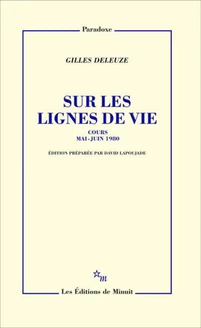 Sur les lignes de vie : cours mai-juin 1980