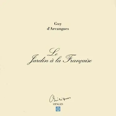 Le jardin à la française