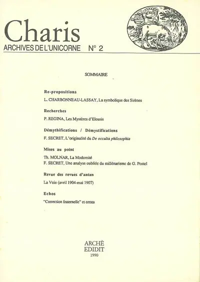 Charis, n° 2
