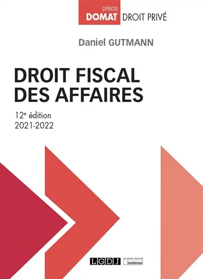 Droit fiscal des affaires : 2021-2022