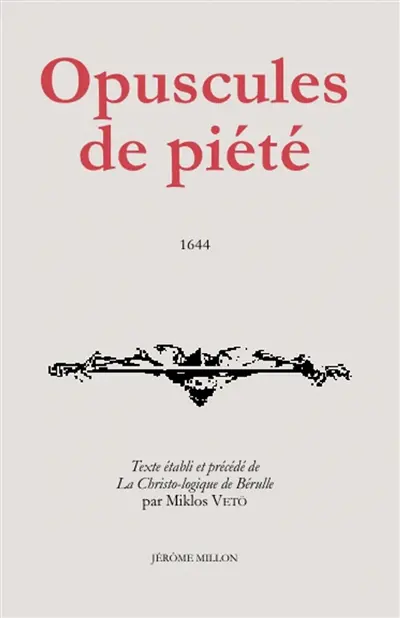 Opuscules de piété