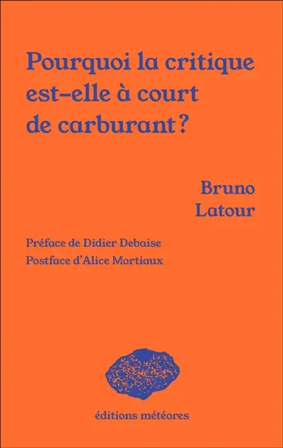 Pourquoi la critique est-elle à court de carburant ?