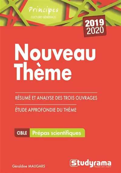 L'amour : programme des sessions 2019-2020 pour les classes préparatoires scientifiques : résumé et analyse des 3 ouvrages, étude approfondie du thème
