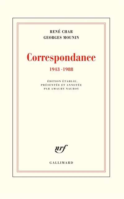 Correspondance : 1943-1988