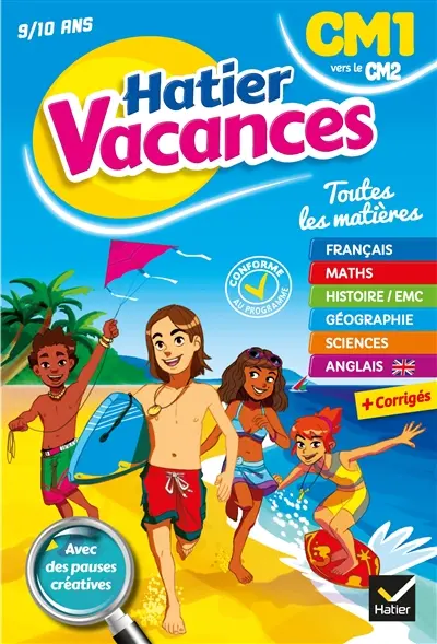 Hatier vacances, CM1 vers le CM2, 9-10 ans