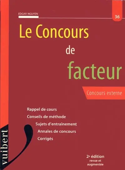 Le concours de facteur : concours externe