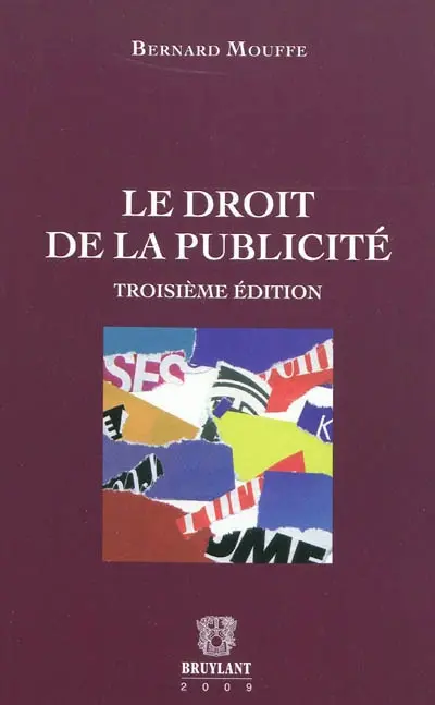 Le droit de la publicité