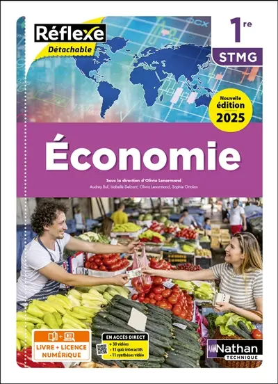 Economie 1re STMG : livre + licence élève