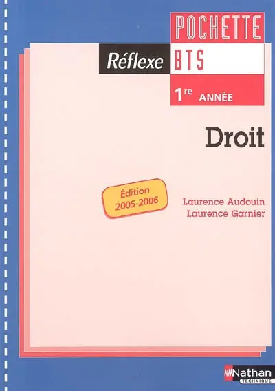 Droit BTS 1re année