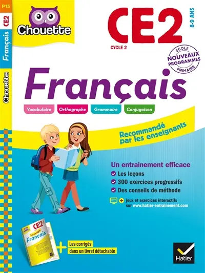 Français CE2, cycle 2, 8-9 ans : nouveau programme