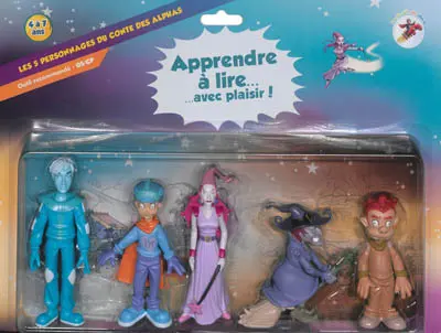 La planète des Alphas. Apprendre à lire... avec plaisir ! : les 5 personnages du conte des Alphas, 4 à 7 ans : outil recommandé GS, CP