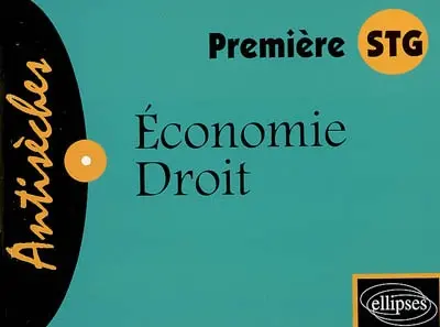 Economie, droit première STG
