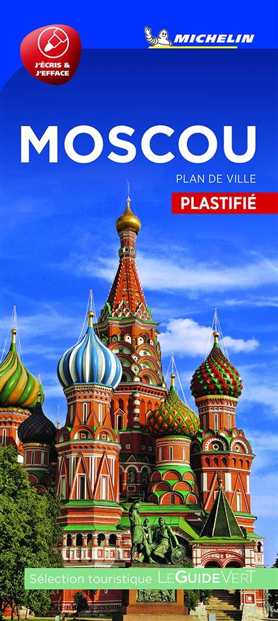 PLANS DE VILLE MICHELIN EUROPE - PLAN MOSCOU (PLASTIFIE)