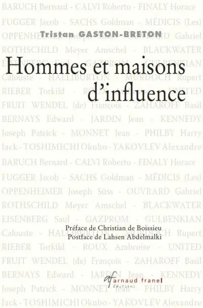Hommes et maisons d'influence
