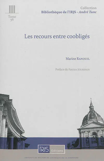 Les recours entre coobligés
