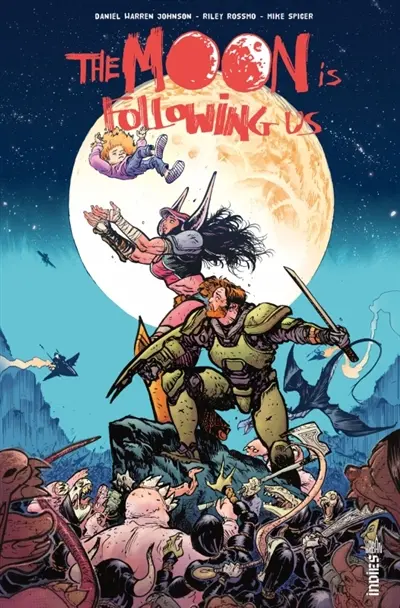 The moon is following us