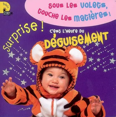 Surprise ! c'est l'heure du déguisement : sous les volets, touche les matières !