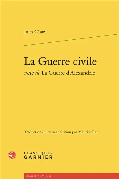 La guerre civile. La guerre d'Alexandrie