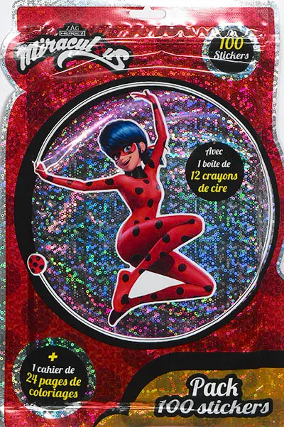 Miraculous : pack 100 stickers