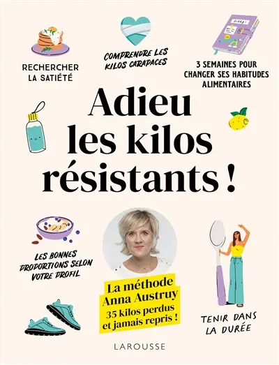Adieu les kilos résistants ! : la méthode Anna Austruy : 35 kilos perdus et jamais repris !