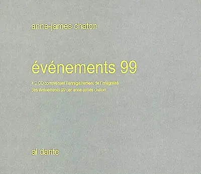 Evénements 99 : 18 événements