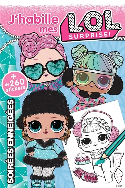 J'habille mes LOL surprise ! : soirées enneigées