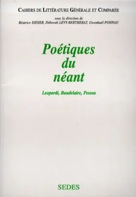 Poétiques du néant