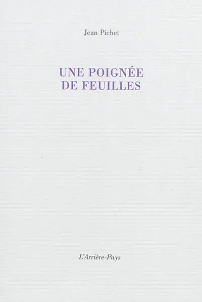 Une poignée de feuilles