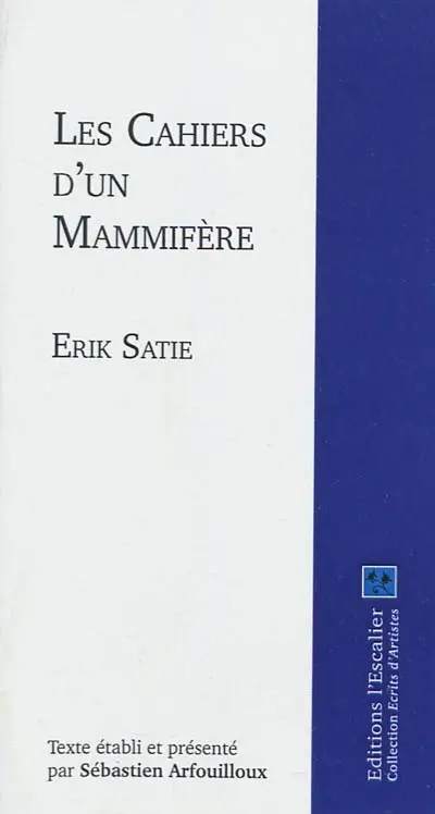 Les cahiers d'un mammifère : chroniques et articles publiés entre 1895 et 1924