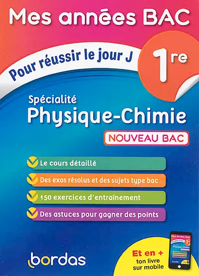 Spécialité physique chimie, 1re : nouveau bac