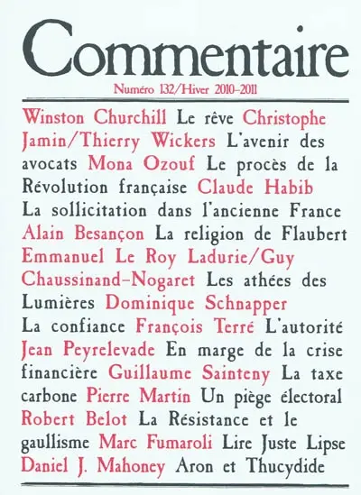 Commentaire, n° 132