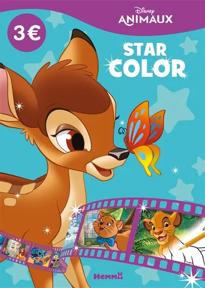 Disney animaux : Bambi : star color