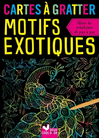 Cartes à gratter : motifs exotiques