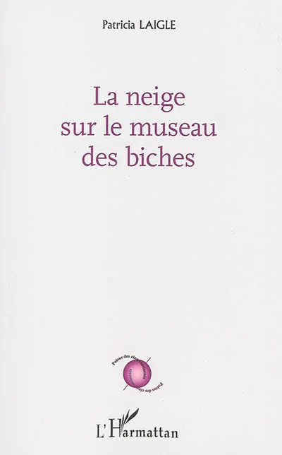 La neige sur le museau des biches