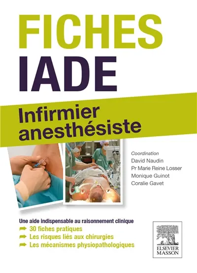 Fiches IADE : infirmier anesthésiste