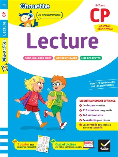 Lecture CP, 6-7 ans : nouveau programme