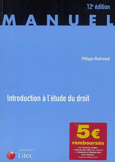 Introduction à l'étude du droit