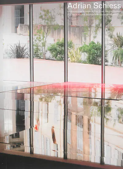 Adrian Schiess : un discours sur la peinture, très banal, très traditionnel. Adrian Schiess : a perfectly normal, traditional discourse about painting