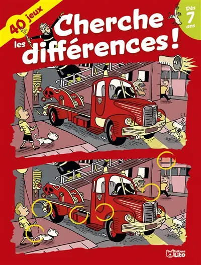 Cherche les différences ! : 40 jeux