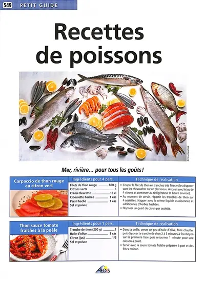 Recettes de poissons : mer, rivière... pour tous les goûts !