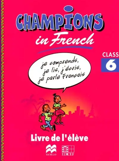 Livre de l'élève, class 6