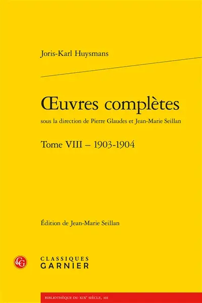 Oeuvres complètes. Vol. 8. 1903-1904