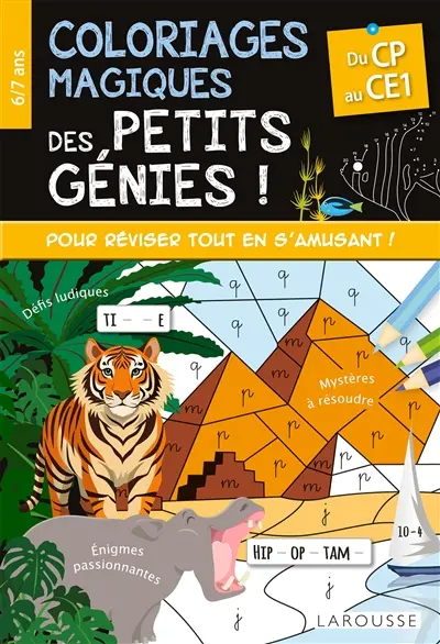 Coloriages magiques des petits génies, CP-CE1