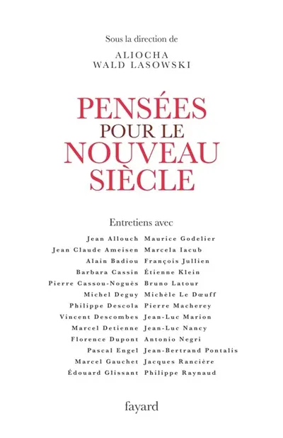 Pensées pour le nouveau siècle